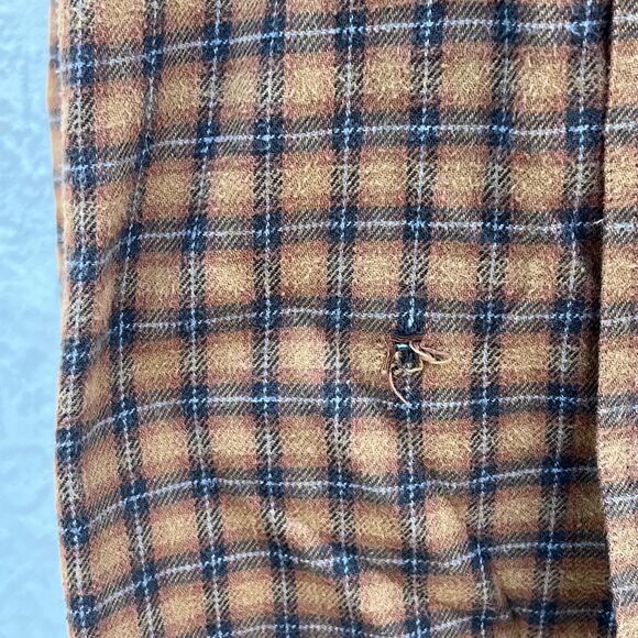 Vintage J. Crew Shirt Mens XL Flannel Plaid Oarsman 90s Preppy Casual - Picture 5 of 6